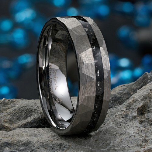 8mm sliver meteorite tungsten - sliver,