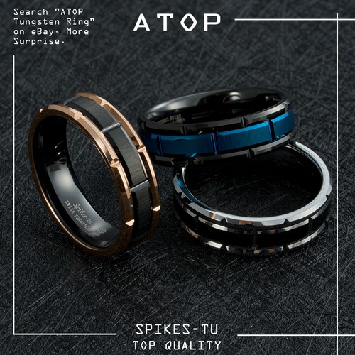 Atop classic mens 8mm rose - atop,